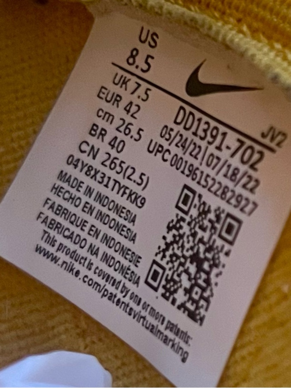Nike Dunk Low Arizona State ASU Retro Sneakers Men’s Size 8.5 - Picture 11 of 11
